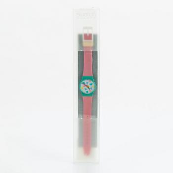 Swatch, Pink Lolly, wristwatch, 25 mm.