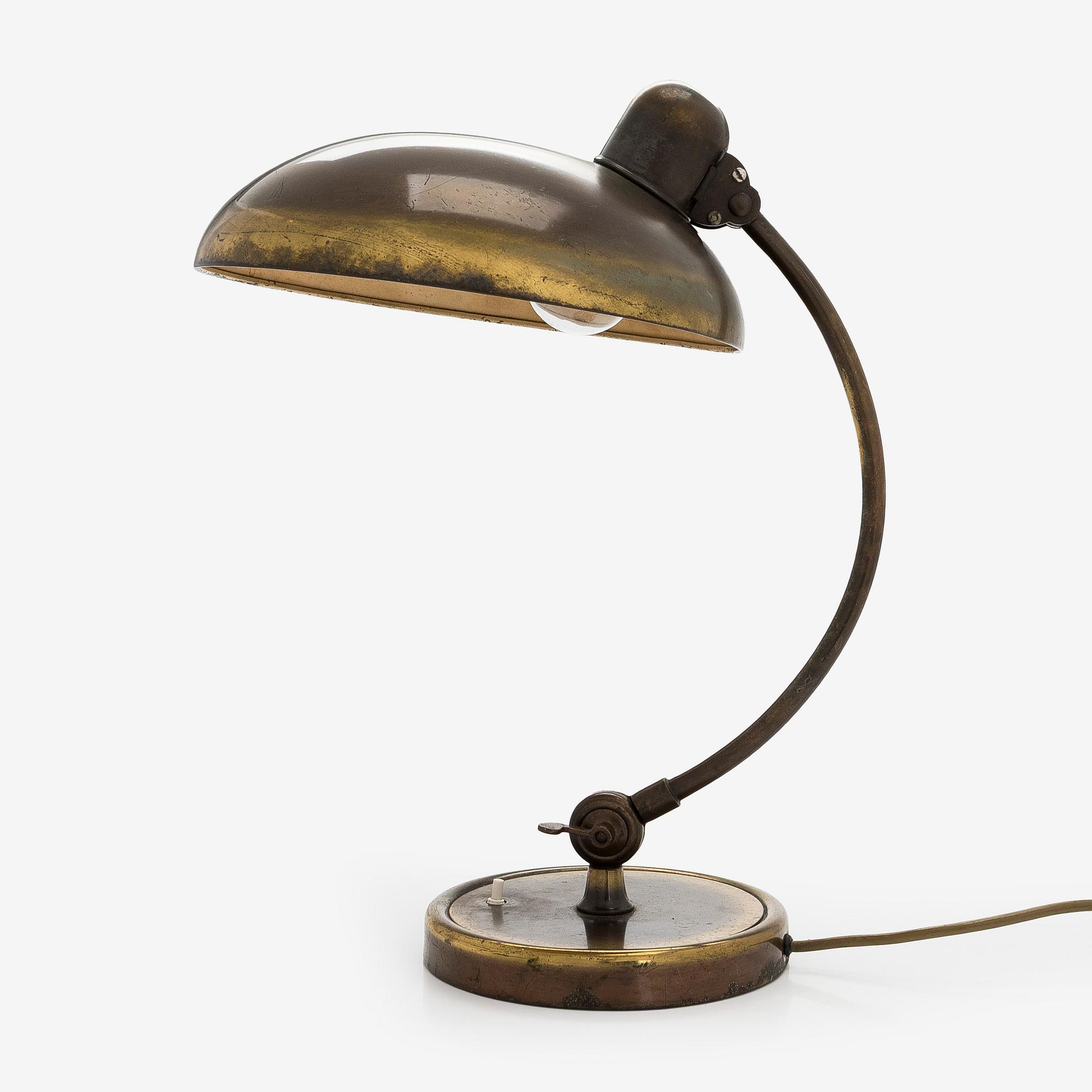 Christian Dell, Bordslampa, modell 6631-T Luxus, Kaiser Idell, Tysklannd 1930-tal.