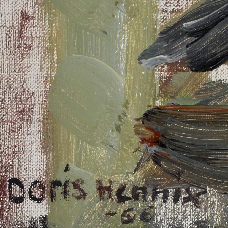 DORIS HENNIX, olja på duk, sign o dat -66.