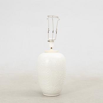 Table lamp Nittsjö 1940s/50s stoneware.