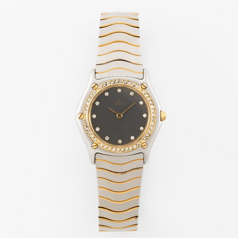 Ebel, Wave, "Barbro Peterson", wristwatch, 27.5 mm.