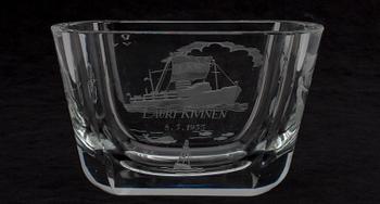 MALJA, lasia, signeerattu G. Hongell Karhula-Iittala. 1955.