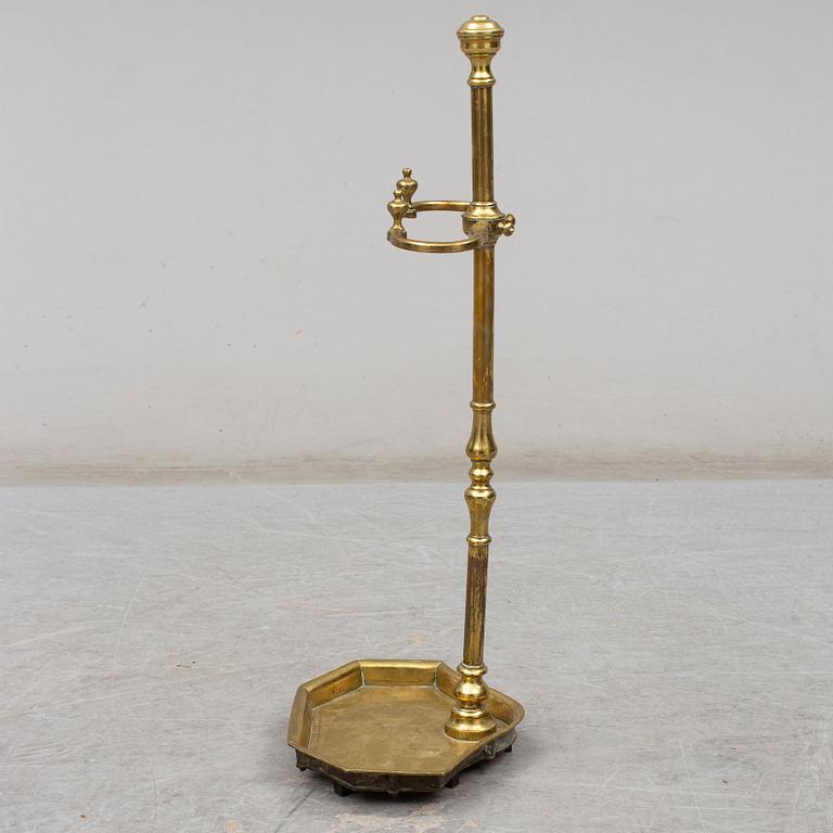 A 19th century bronze umbrella stand.