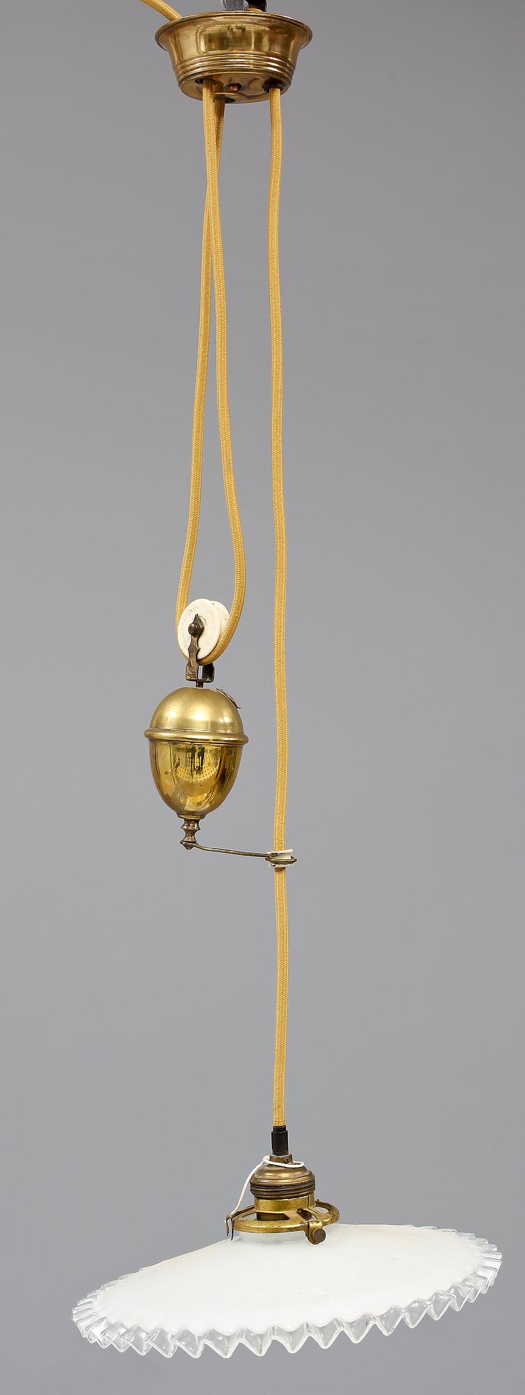 TAKLAMPA, s.k. "Skomakarlampa", 1900-talets början.