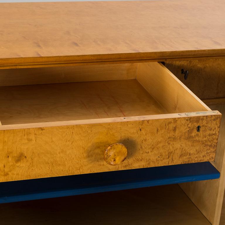 A Swedish birch 1930s-40s sideboard.