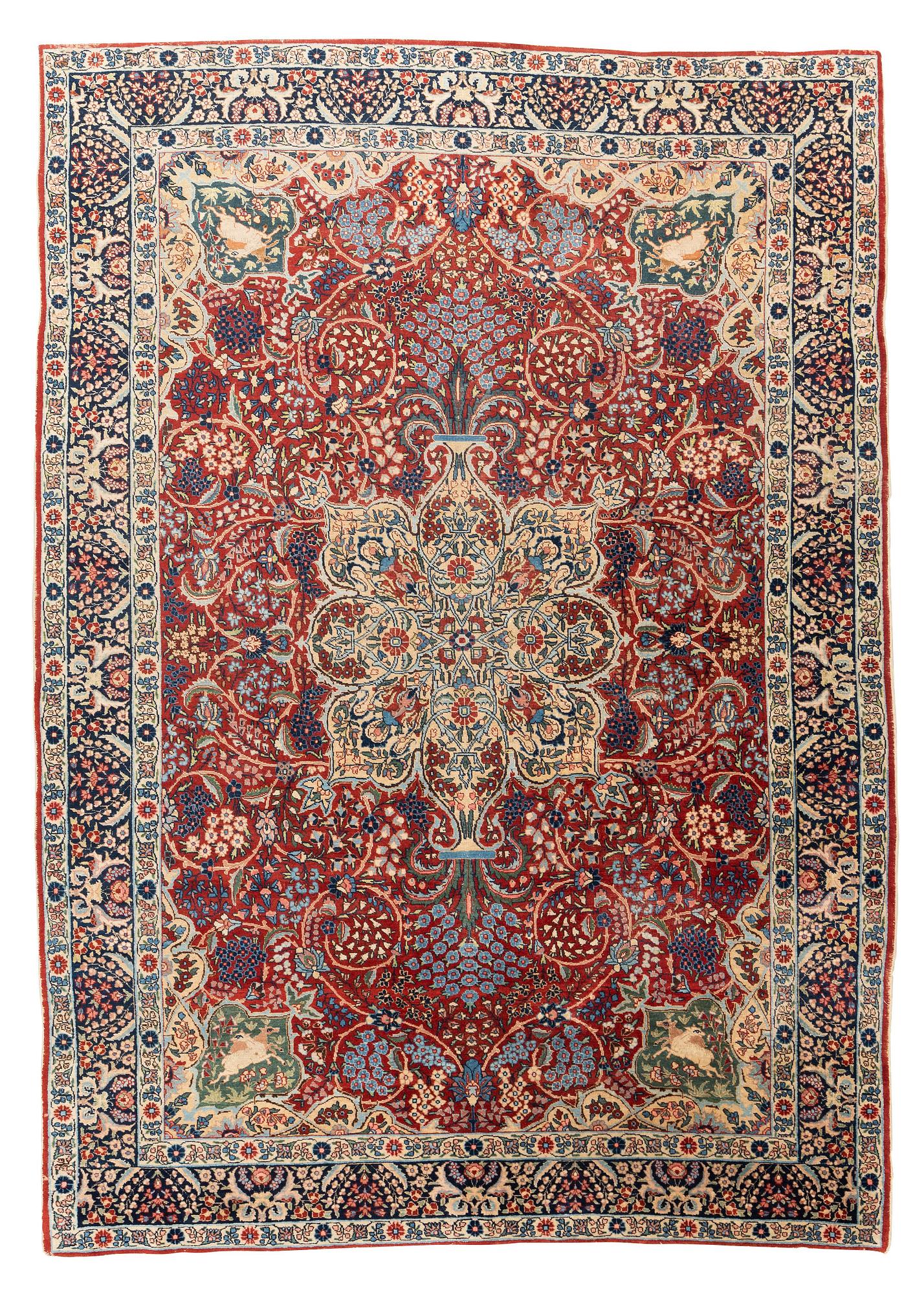 Matto, semi-antique Tabriz, ca 353 x 241 - 245 cm.