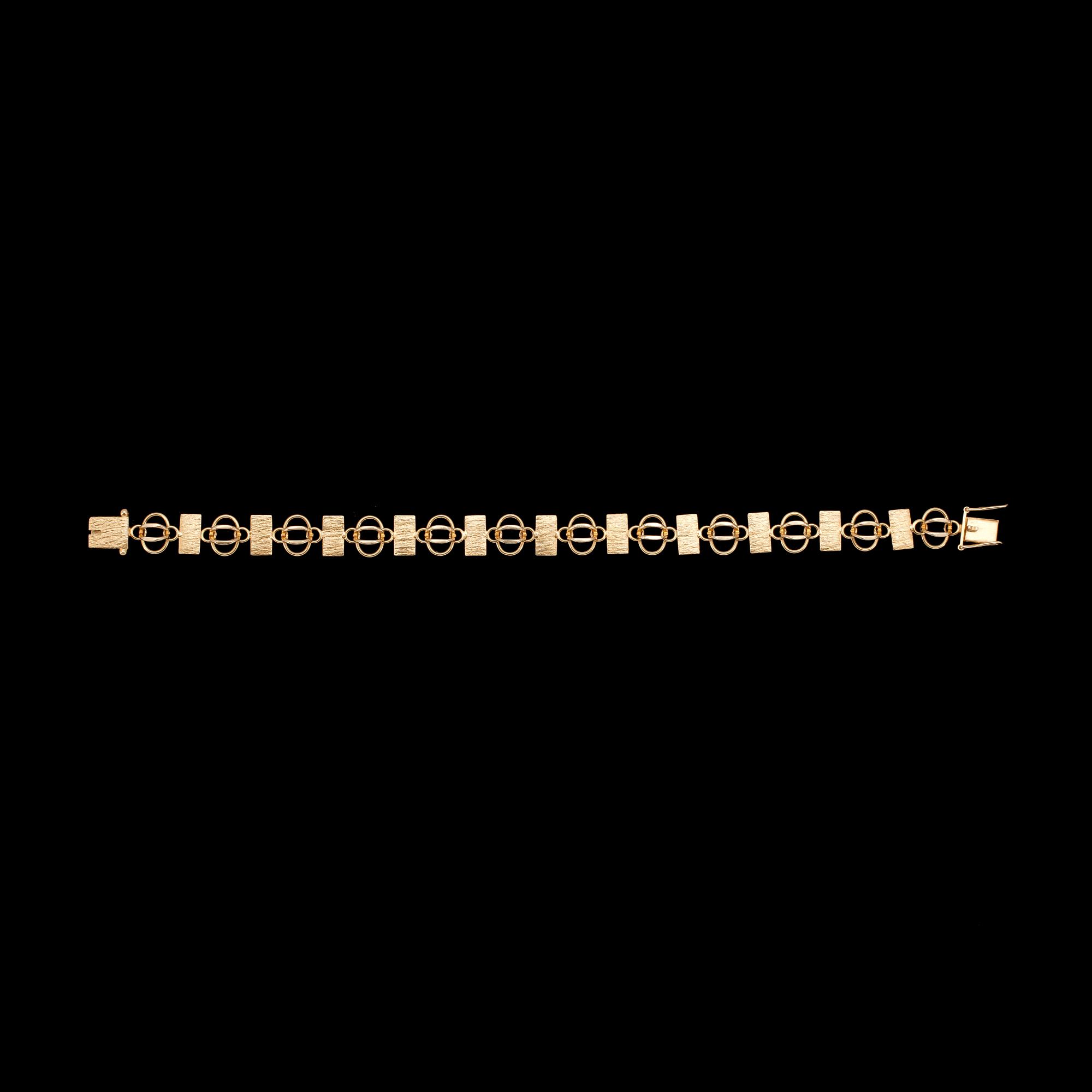 ARMBAND, 18k guld, PWA, Finland. Vikt 10,4g.