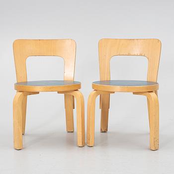 Alvar Aalto, four pieces of children's furniture, Artek.