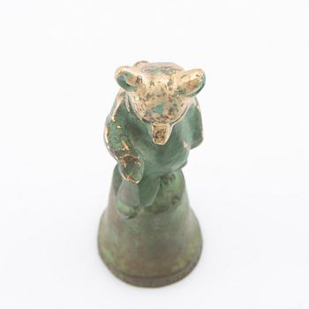 Jussi Mäntynen, sculpture, bronze, signed and dated -55.