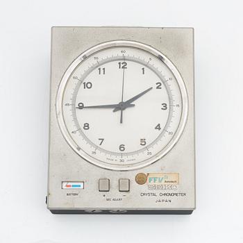 Seiko, Crystal Chronometer, "Three Crowns", table clock.