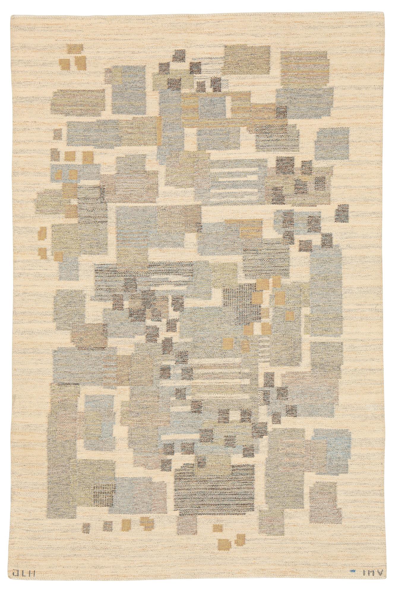 matta, rölakan, ca 240 x 158 cm, signerad JLH IMV.
