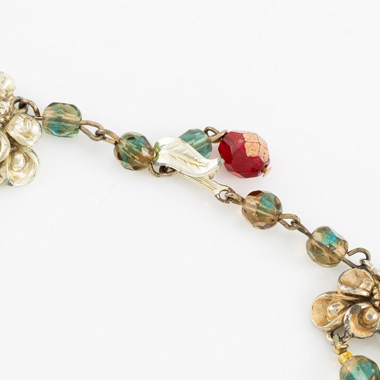 Elsa Schiaparelli, collier, vintage.