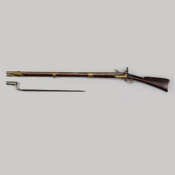 A Swedish flintlock musket.