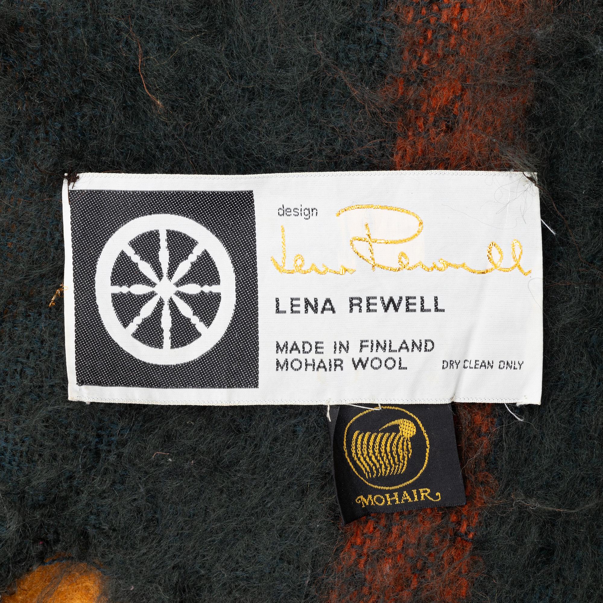 Lena Rewell-Gripenberg, pläd, Lena Rewell, Finland.