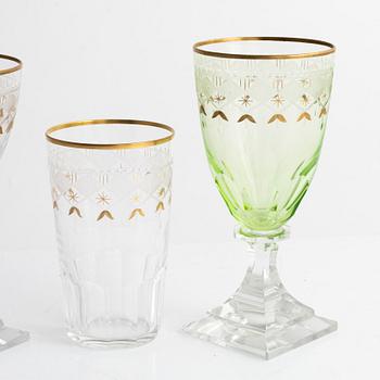 A 71-piece 'Odelberg Junior' glass service, Kosta.