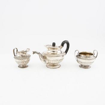 Gustaf Möllenborg mocca service 3 pcs silver Stockholm 1832.