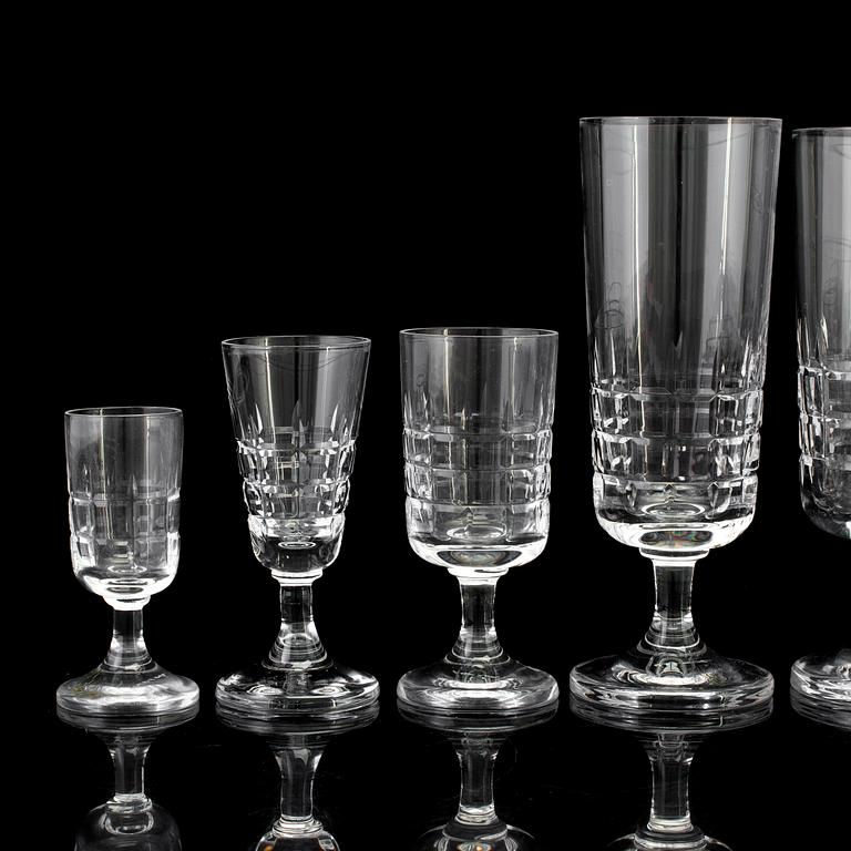 100 pcs of 'City' glasses by Vicke Lindstrand from Kosta.