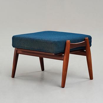 HANS J WEGNER, a teak stool, model "GE 240" for Getama, Denmark.