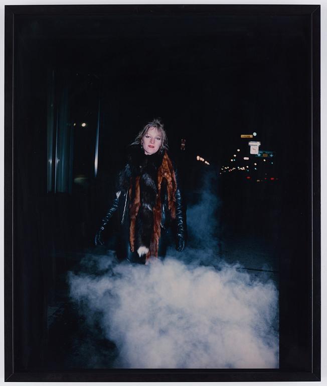 Nan Goldin, "Cookie in the NY Inferno", 1985.
