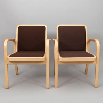 NOJATUOLEJA, 3 kpl, E45, Alvar Aalto, Artek, 1900-luvun loppu.