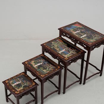 SATSBORD, 4 st, Kina, 1900-talets andra hälft.