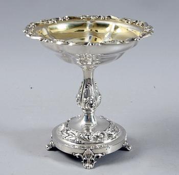 UPPSATSSKÅL, silver, Eric Ekströms verkstad, Växjö 1855.