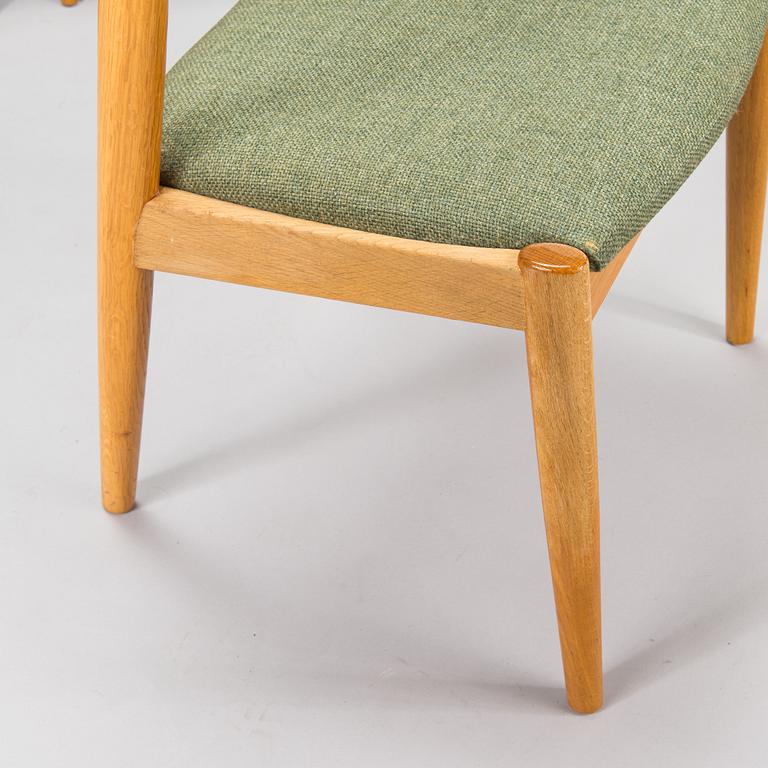 Kai Kristiansen, A set of four 'Z-chair' chairs, Denmark, 1960's.