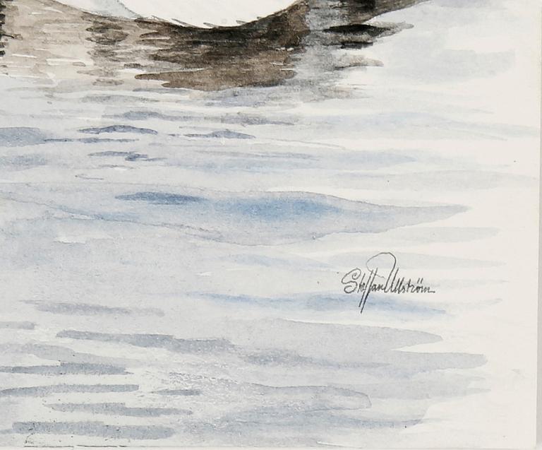 STAFFAN ULLSTRÖM, akvarell, signerad.