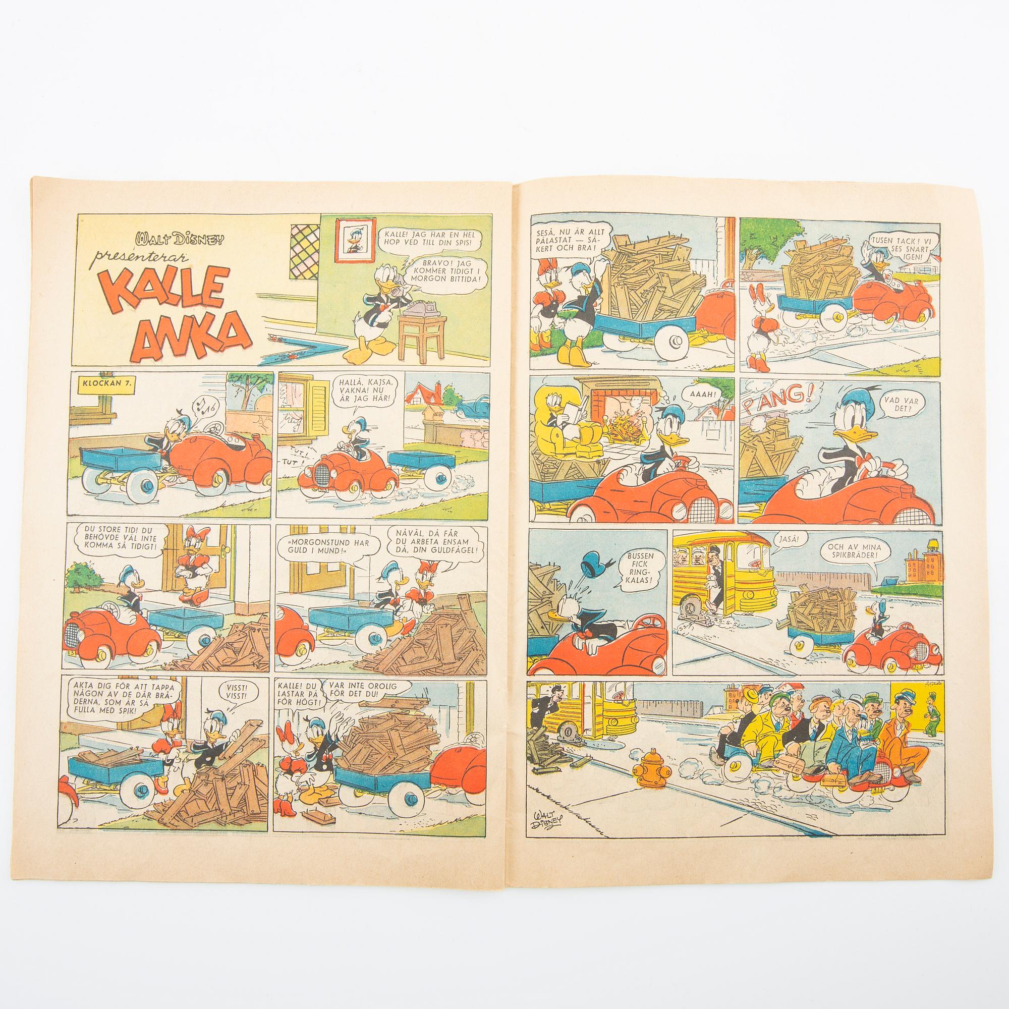 Comic book "Donald Duck" no. 8 1949.