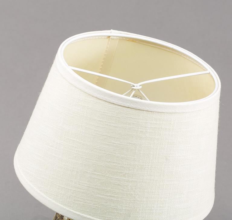 A mid 20th century Gunnar Nylund stoneware table lamp.
