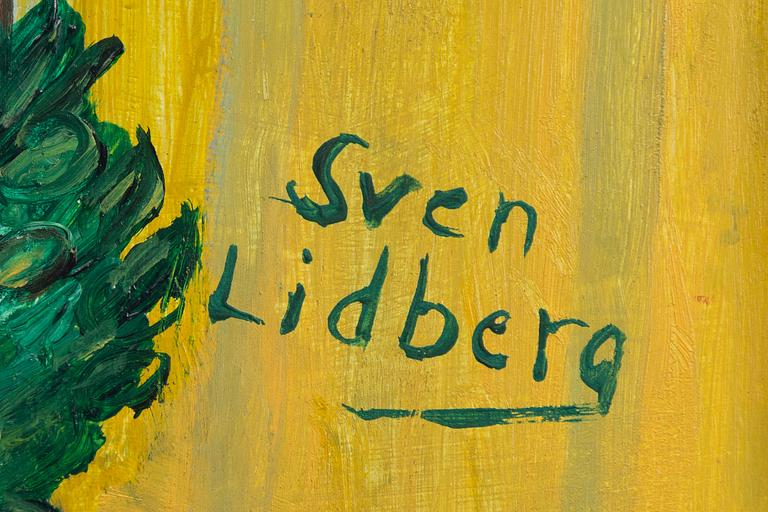 Sven Lidberg, Dam i grön dräkt.