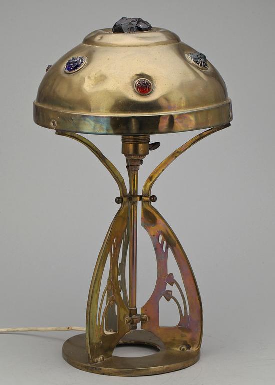 BORDSLAMPA, jugend, 1900-talets början.