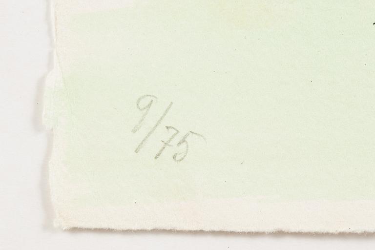 Djuric Miodrag Dado, 12 lithographs with portfolio. Each signed and numbered 9/75.