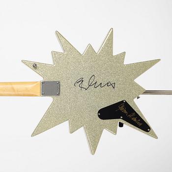 Malmberg, ABBA Star Guitar, Limited Edition, 45/50, signed by Björn Ulvaeus and Göran Malmberg, 2014.