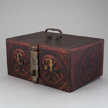 KASSALÅDA, järnplåt, Ryssland, 1800-talets slut.