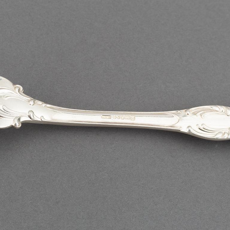 CG Hallberg, besticksuppsättning, 179 delar, silver, "Prins Albert", Stockholm, bl a 1948.