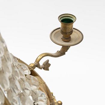 An Empire style chandelier from around the year 1900.