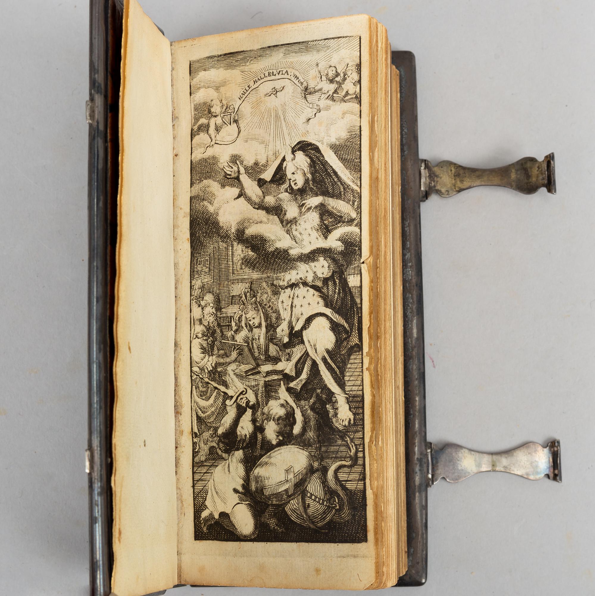 Silverskott skölpadd-band från 1700-talet, (1 vol.).