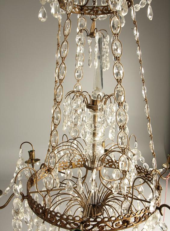 LJUSKRONA, gustaviansk stil, sk Hagamodell, 1900-talets början. H 78.