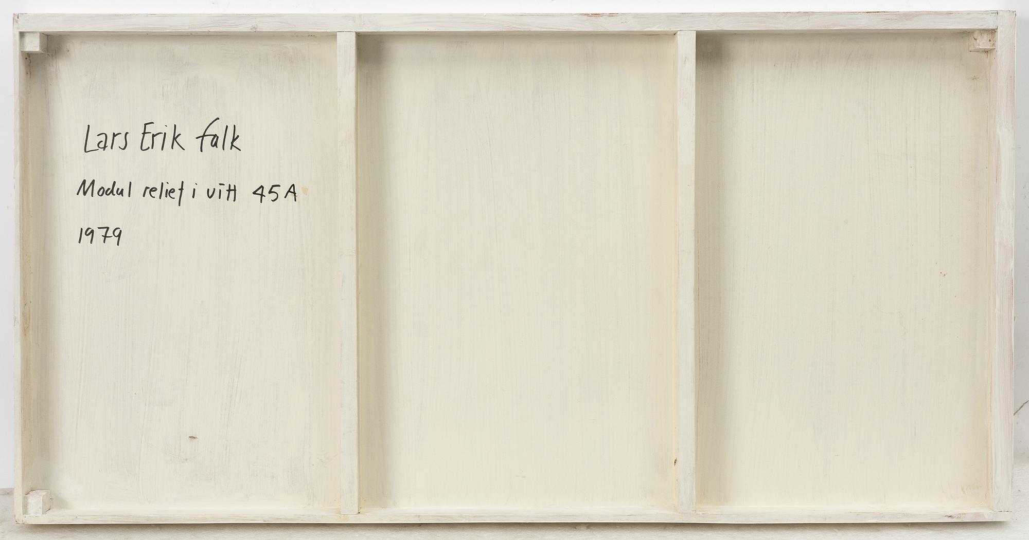 Lars Erik Falk, "Modul relief i vitt 45A".