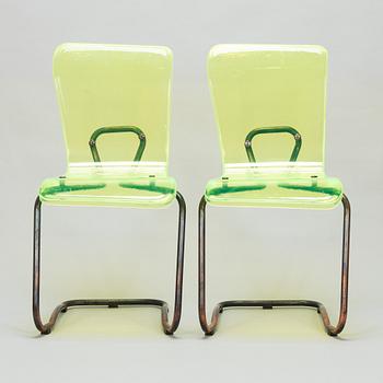 Vesa Honkonen, a pair of 'Kiasma Chairs', Källemo AB, Sweden 2008.