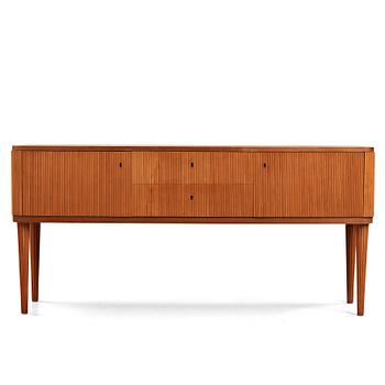 299. A Swedish Modern mahogany sideboard, 1940-50's.