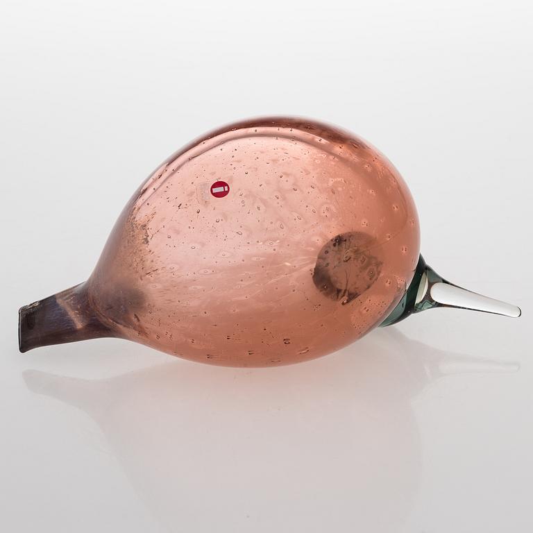 Oiva Toikka, Annual glass bird for the year 2002 signed O. Toikka Nuutajärvi.