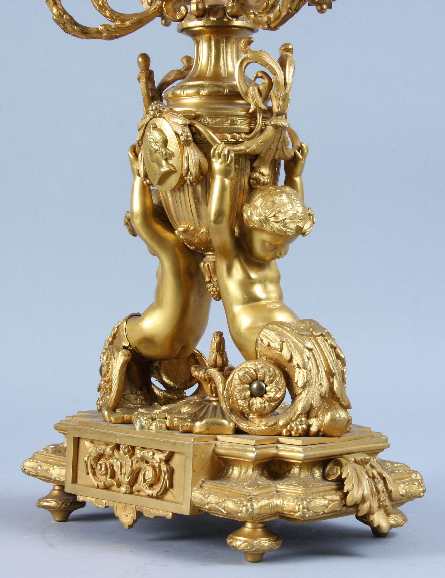 KANDELABER, nylouis XVI-stil, 1800-talets slut.