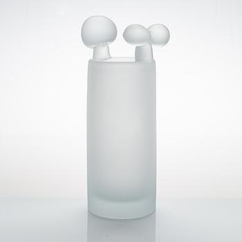 Oiva Toikka, skulptur, "Snowcaslte", signerad Oiva Toikka Iittala 2010 33/50.