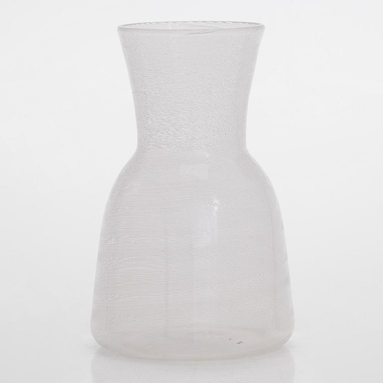 Carlo Scarpa, A mid 20th century glass vase, model 3601. Signed Venini, Murano Italia.