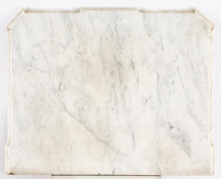 A late Gustavian mahogany commode, Stockholm, late 18th century.