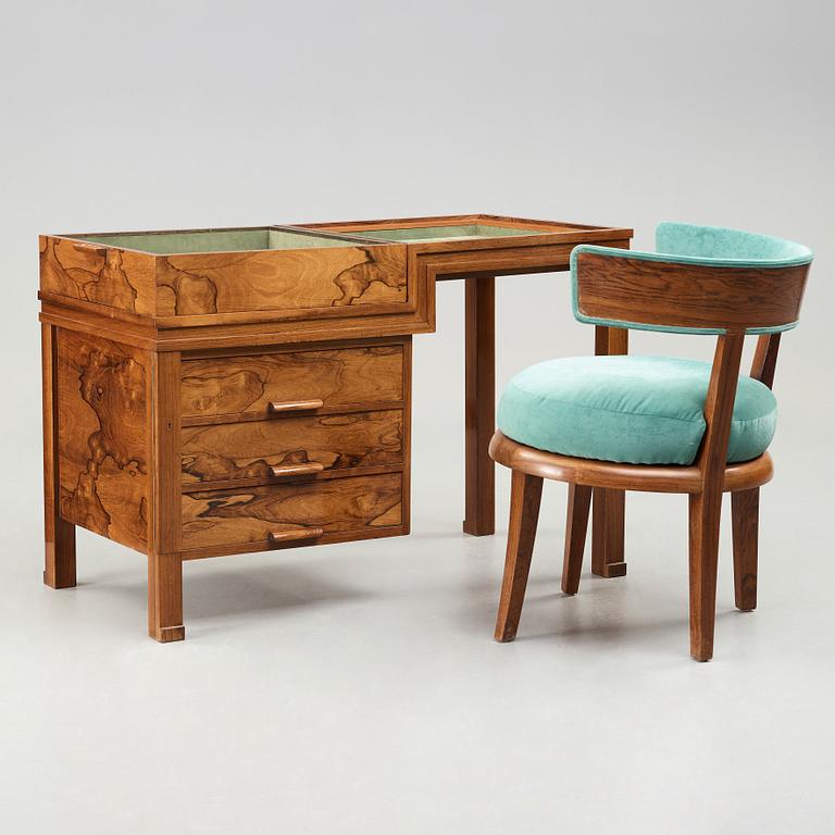 Carl Hörvik, a desk with chair, Nordiska Kompaniet, Sweden, ordered for the 1930 Stockholm Exhibition.