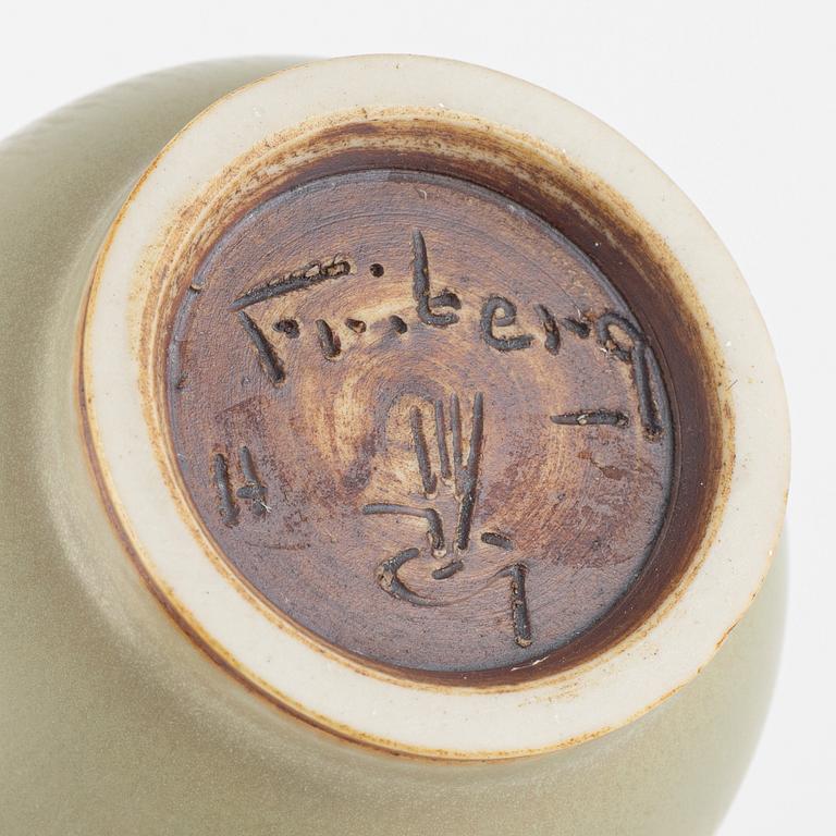 Berndt Friberg, a stoneware vase, Gustavsberg Studio, Sweden, 1966.