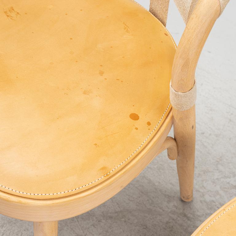 Front, a pair of beech 'Collage' chairs, Gemla, 2015.